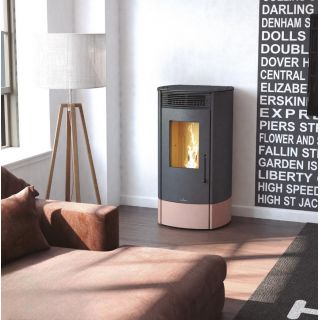 Poêle à granulés étanche option canalisable - BRONPI Trebol 8 kW