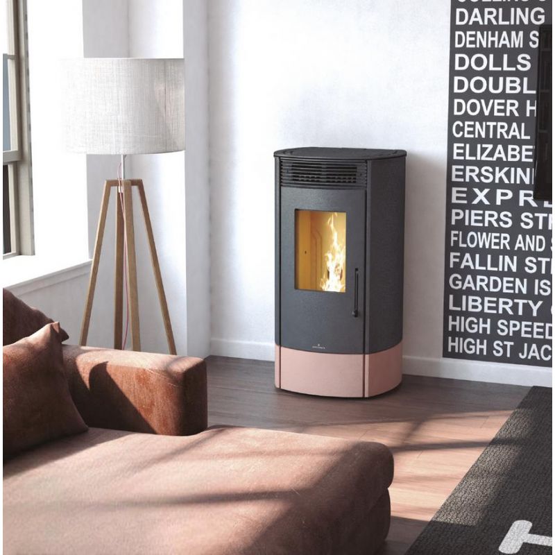 Poêle à granulés étanche option canalisable - BRONPI Trebol 8 kW