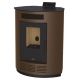 Poêle à granulés d'angle - BRONPI Nina 9 kW