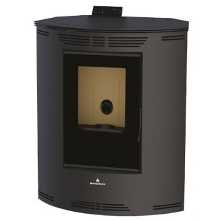 Poêle à granulés ventilé d'angle - BRONPI Princesa 12 kW
