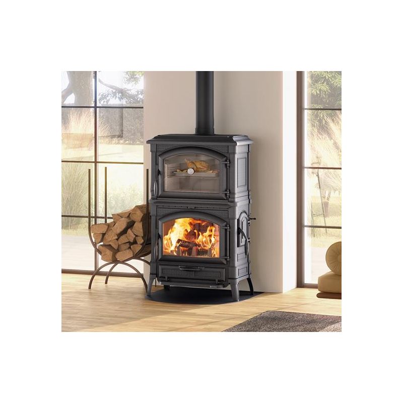 Poêle à bois avec four - LA NORDICA Isotta Forno.16 9.7 kW