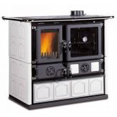 Cuisinière à bois raccordable - LA NORDICA Rosa.16 Maiolica Blanche 8.8 kW