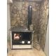 Cuisinière à bois raccordable - LA NORDICA Rosa.16 Maiolica Blanche 8.8 kW