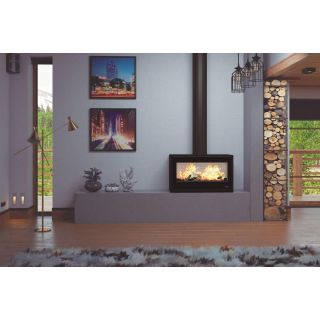 Poêle à bois pose libre - BRONPI Cairo 90 Box 13 kW