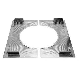 Plaque écart feu ventilée G80 Ø100mm - DINAK