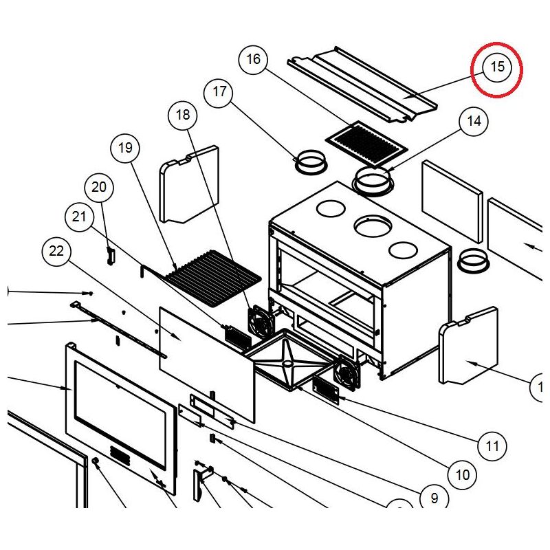 Déflecteur pour RIOJA ou COLISEO - BRONPI