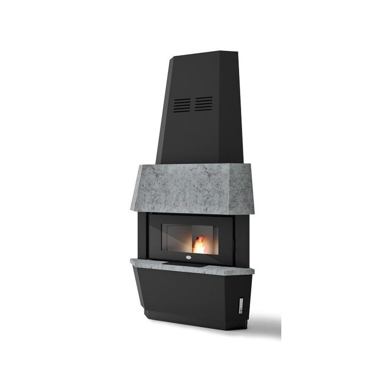 Cheminée à granules ventilé - EVACALOR Giotto 10 kW