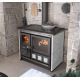 Cuisinière à bois raccordable en pierre - LA NORDICA Rosa XXL.16 Petra 10.5 kW