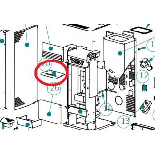 Déflecteur pour poêles à granulés FIREMATIC