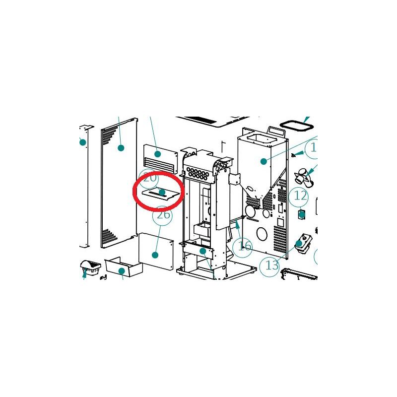 Déflecteur pour poêles à granulés FIREMATIC