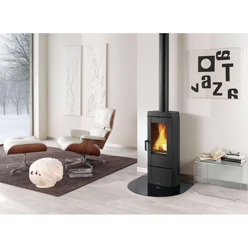 Poêle à bois en fonte - NORDICA Candy Lean 6.6 kW