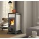 Poêle à bois en faïence - LA NORDICA Gemma 7,3 kW