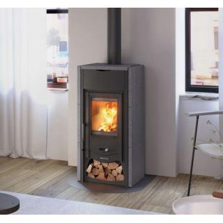 Poêle à bois raccordable en pierre - LA NORDICA Asia 5.0 7 kW