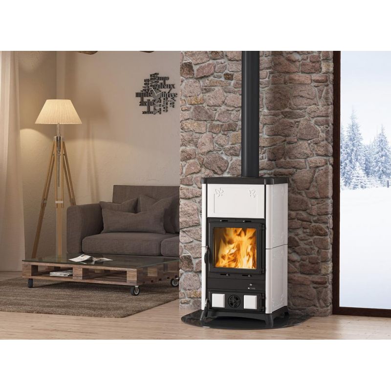 Poêle à bois en céramique - LA NORDICA Fedora 8.3 kW