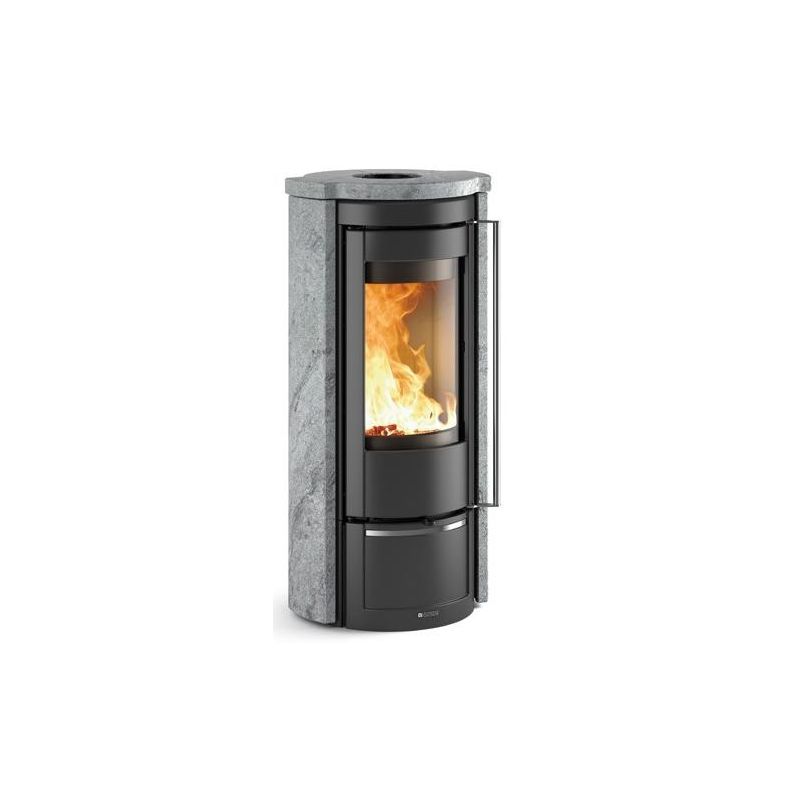 Poêle à bois en pierre raccordable - LA NORDICA Liu Pietra 7.5 kW