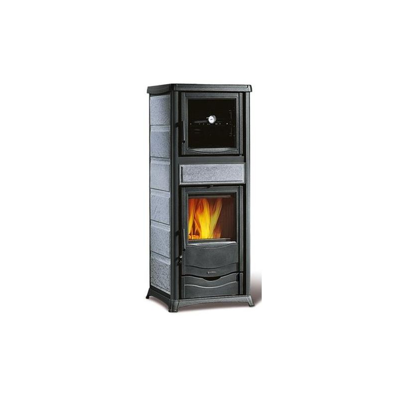 Poêle à bois avec four raccordable  - LA NORDICA Rossella Plus Forno.165 Petra 9.4 kW