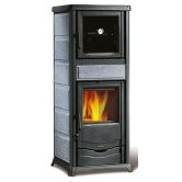 Poêle à bois raccordable avec four - LA NORDICA Rossella Plus Forno.165 Petra 9.4 kW