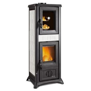Poêle à bois avec four - LA NORDICA Gemma Forno.165 Ceramica 7.3 kW