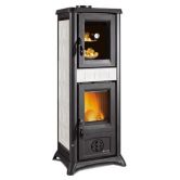 Poêle à bois avec four - LA NORDICA Gemma Forno.165 Ceramica 7.3 kW