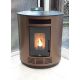 Poêle à granulés d'angle - BRONPI Nina 9 kW