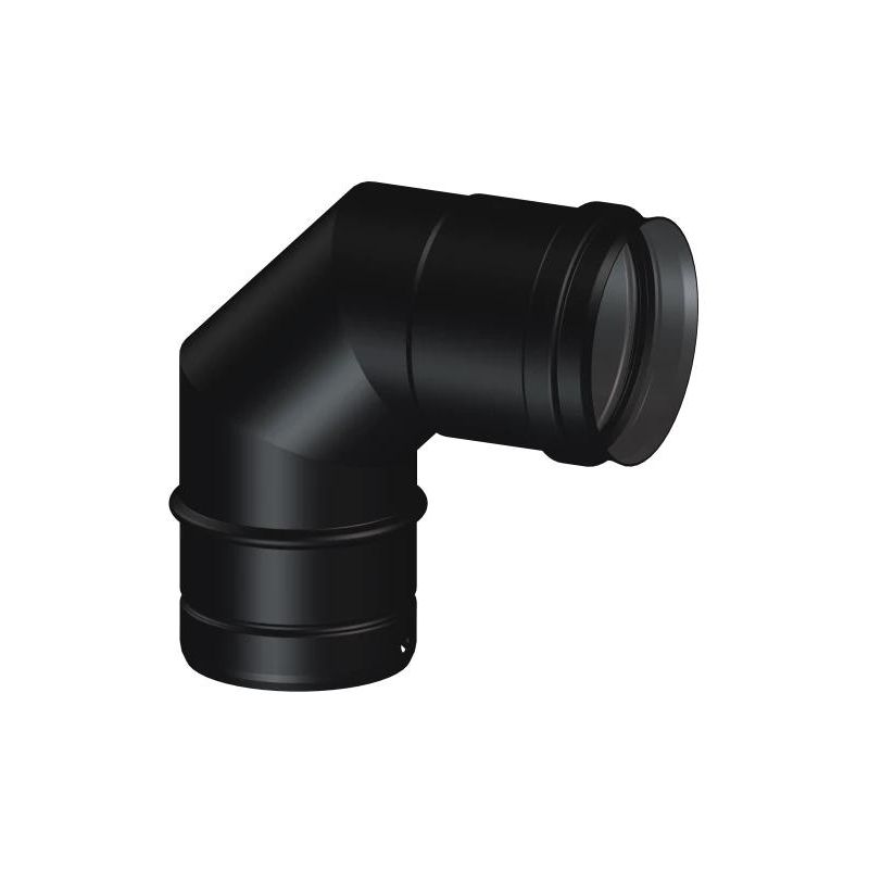 Coude 90° Ø80mm - DINAK PELLETS CLASSIQUE