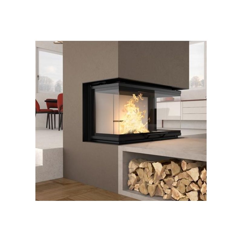 Insert à bois 3 faces - LA NORDICA Monoblocco 3LC.16 12 kW