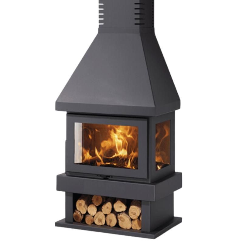 Cheminée à poser 3 vitres - PANADERO Canada 5.9 kW