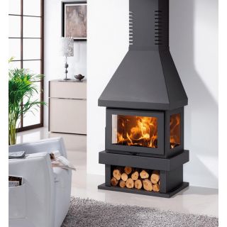 Cheminée à poser 3 vitres - PANADERO Canada 5.9 kW