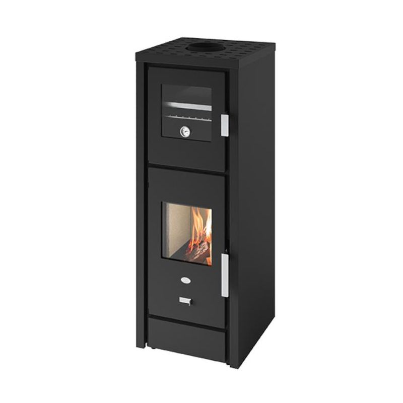 Poêle à bois avec four - EVACALOR Tessa 6 kW