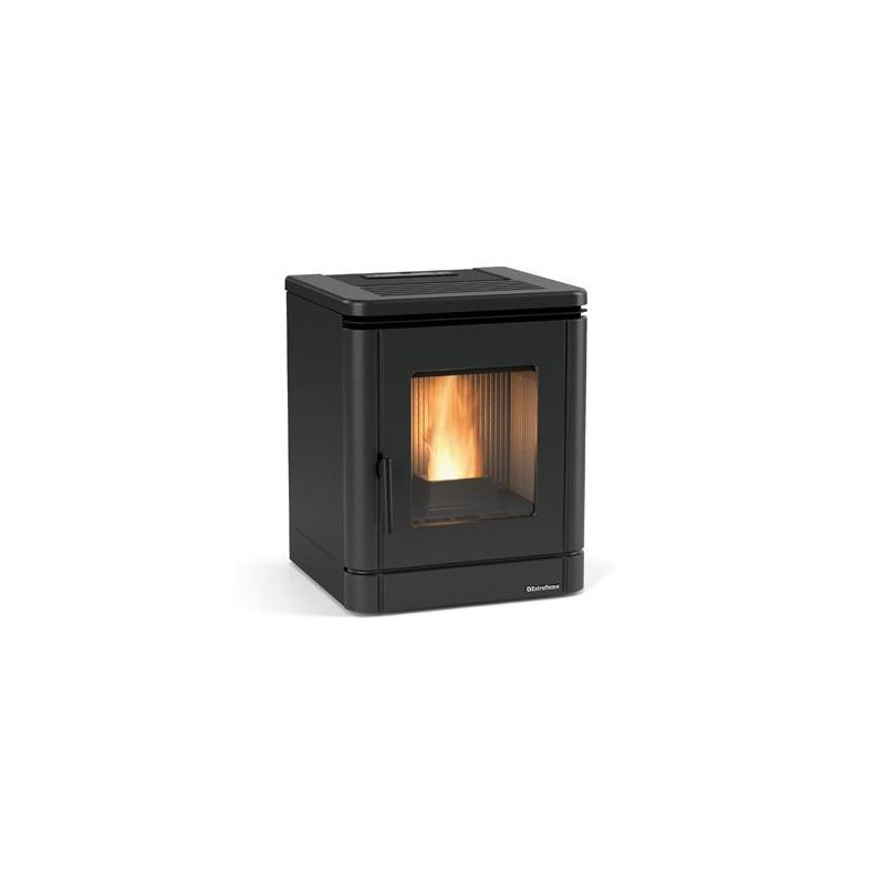Poêle à granulés en fonte étanche débrayable - EXTRAFLAME Peggy 5.1 kW