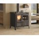 Cuisinière à bois - LA NORDICA Gardenia 5.0 Steel 9.5 kW