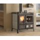 Cuisinière à bois - LA NORDICA Gardenia 5.0 Pierre 9.5 kW