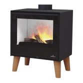 Poêle à bois sur pieds - BRONPI Arus sur pied 9.5 kW