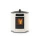 Poêle à granules d'angle ventilé - ORIGINE PHEBO Asia 12.7 kW