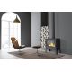 Poêle à bois raccordable en fonte - SUPRA Georges 6.7 kW