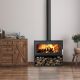 Poêle à bois étanche - SUPRA Larry Bûcher 8.5 kW