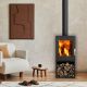 Poêle à bois étanche - SUPRA Jacco Bûcher 4.8 kW