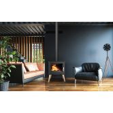 Poêle à bois étanche en fonte - SUPRA Usko 9.1 kW