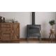 Poêle à bois raccordable en fonte - SUPRA Georges 6.7 kW