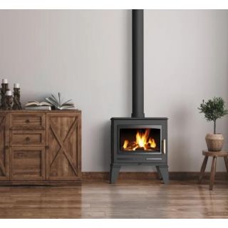 Poêle à bois raccordable en fonte - SUPRA Georges 6.7 kW