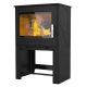 Poêle à bois étanche en fonte - SUPRA Adam Bûcher 7.3 kW