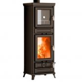 Poêle à bois avec four en fonte - THERMOROSSI Anna Evo5 Easy 12.5 kW