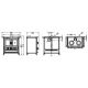 Cuisinière à bois en fonte - THERMOROSSI Klaretta Evo 8.2 kW