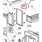 Vitre vitrocéramique de foyer cuisinière - LA NORDICA
