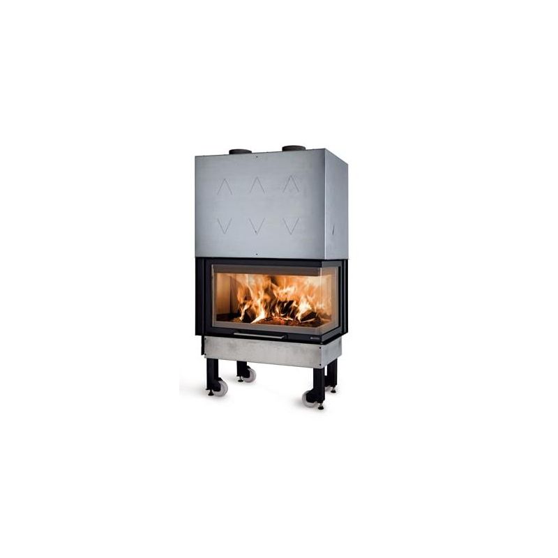 Insert à bois angle droit - LA NORDICA Monoblocco 800 Angolo DX 12.5 kW