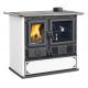 Cuisinière à bois raccordable - LA NORDICA Rosa.16 steel 8.8 kW