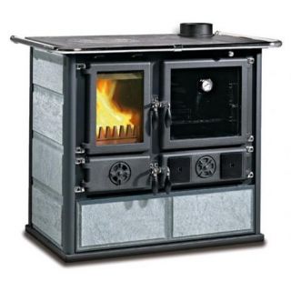 Cuisinière à bois raccordable - LA NORDICA Rosa 5.0 Pierre 8.8 kW