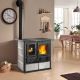 Cuisinière à bois raccordable - LA NORDICA Rosa Sinistra Reverse 8.2 kW