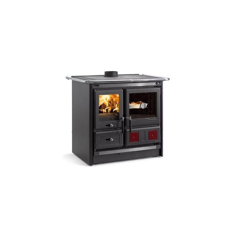 Cuisinière à bois - LA NORDICA Rosa L 5.0 Steel 9.5 kW