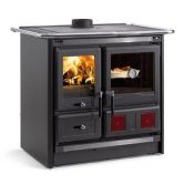Cuisinière à bois raccordable - LA NORDICA Rosa L 5.0 Steel 9.5 kW